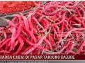 HARGA CABAI DI PASAR TANJUNG BAJURE KOTA SUNGAI PENUH TURUN DRASTIS
