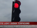 TRAFFIC LIGHT SUDAH TERPASANG,BAGI PARA PENGENDARA DI MINTA PATUHI ATURAN BERLALU LINTAS