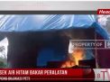 POLSEK AIR HITAM BAKAR PERALATAN DOMPENG DILOKASI PETI