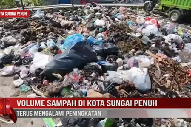 VOLUME SAMPAH DI KOTA SUNGAI PENUH TERUS MENGALAMI PENINGKATAN
