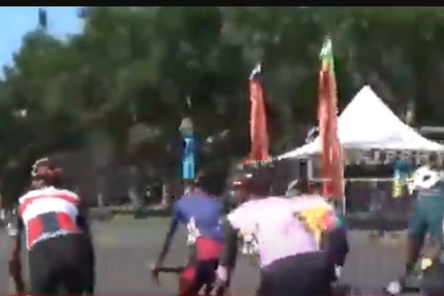 KAPOLDA JAMBI BERSAMA BUPATI TANJAB TIMUR HADIRI PEMBUKAAN LOMBA SEPEDA TAHUN 2022