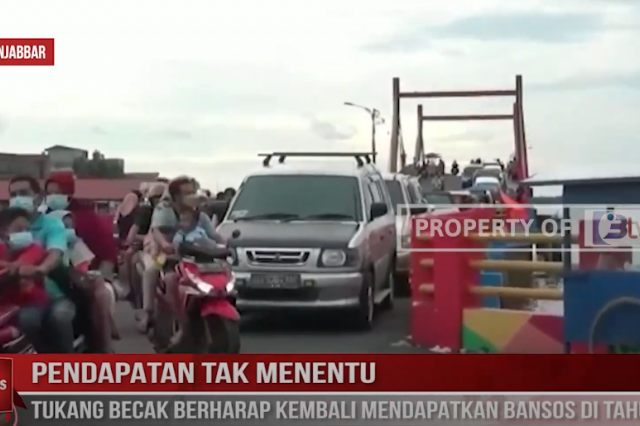 PENDAPATAN TAK MENENTU, TUKANG BECAK BERHARAP KEMBALI MENDAPATKAN BANSOS DI TAHUN 2023