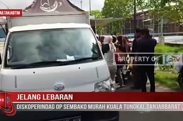JELANG LEBARAN, DISKOPERINDAG OP SEMBAKO MURAH KUALA TUNGKAL TANJABBARAT
