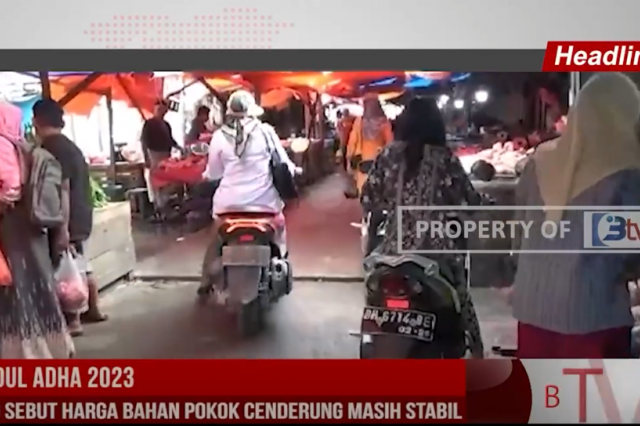 JELANG IDUL ADHA 2023, PEDAGANG SEBUT HARGA BAHAN POKOK CENDERUNG MASIH STABIL