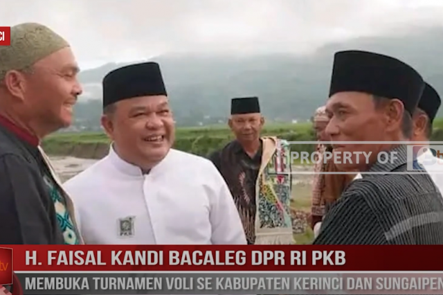 H. PAIZAL KADNII BACALEG DPR RI PKB MEMBUKA TURNAMEN VOLI SE KABUPATEN KERINCI DAN SUNGAI PENUH