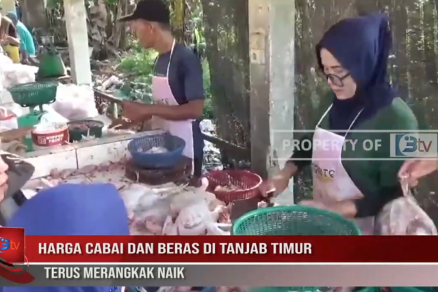 HARGA CABAI DAN BERAS DI TANJAB TIMUR TERUS MERANGKAK NAIK