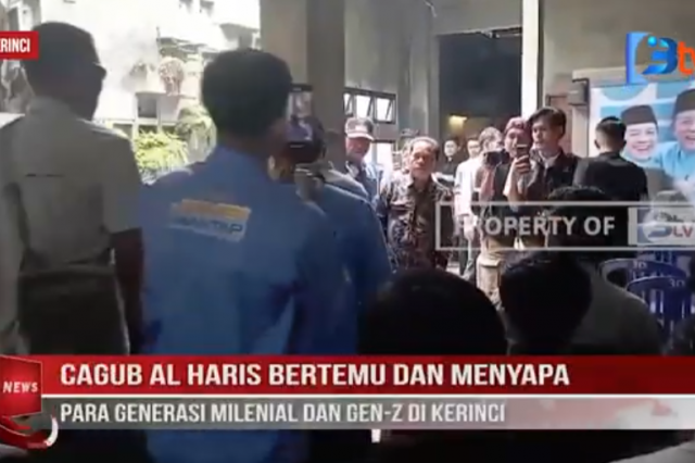 CAGUB AL HARIS BERTEMU DAN MENYAPA PARA GENERASI MILENIAL DAN GEN Z DI KERINCI