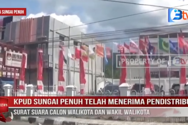 KPUD SUNGAI PENUH TELAH MENERIMA PENDISTRIBUSIAN SURAT SUARA CALON WALIKOTA DAN WAKIL WALIKOTA