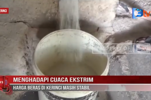 MENGHADAPI CUACA EKSTRIM, HARGA BERAS DI KERINCI MASIH STABIL