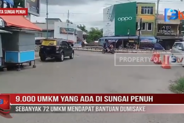 9 000 UMKM YANG ADA DI SUNGAI PENUH, SEBANYAK 72 UMKM MENDAPAT BANTUAN DUMISAKE