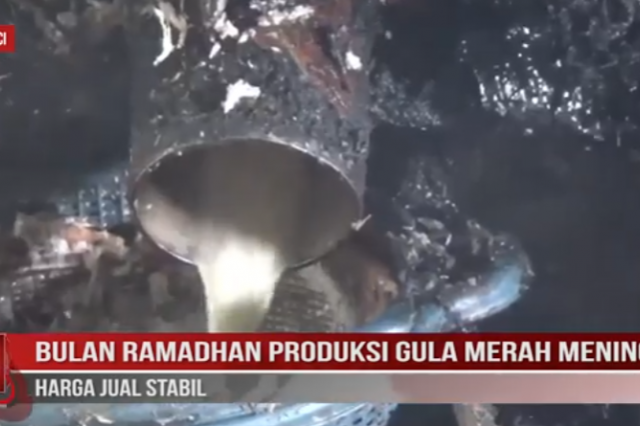 BULAN RAMADHAN PRODUKSI GULA MERAH MENINGKAT, HARGA JUAL STABIL