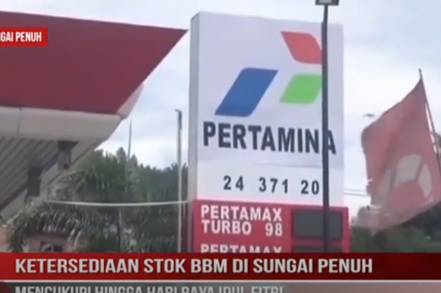 KETERSEDIAAN STOK BBM DI SUNGAI PENUH MENCUKUPI HINGGA HARI RAYA IDUL FITRI