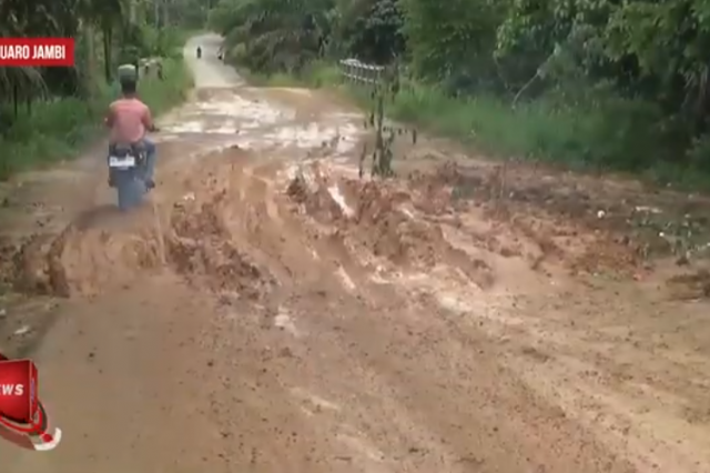 MAJUKAN MUARO JAMBI, KETUA DPRD MINTA PERUSAHAAN IKUT BERKONTRIBUSI DALAM PERBAIKAN JALAN RUSAK