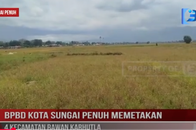 BPBD KOTA SUNGAI PENUH MEMETAKAN 4 KECAMATAN RAWAN KARHUTLA