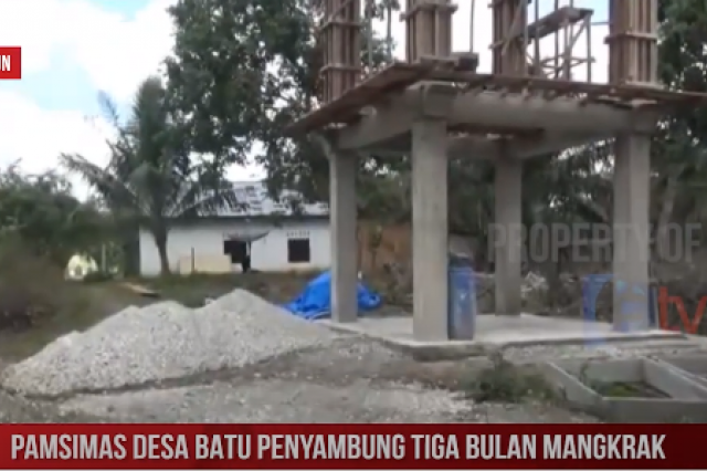 PAMSIMAS DESA BATU PENYAMBUNG TIGA BULAN MANGKRAK